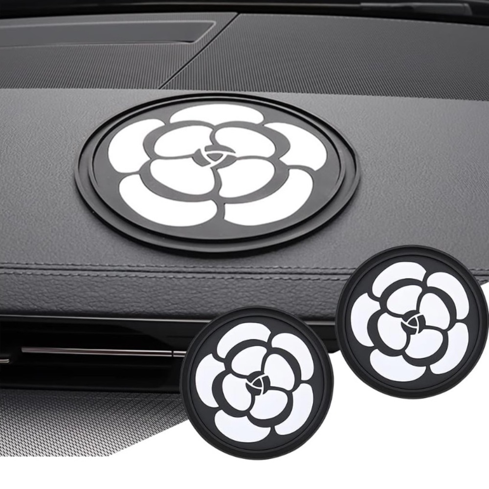 New 2 Pack Car Dashboard Grip Pad Anti Slip Camellia